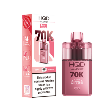 HQD Glow Air 70K, 70,000 Puffs Prefilled pod kit